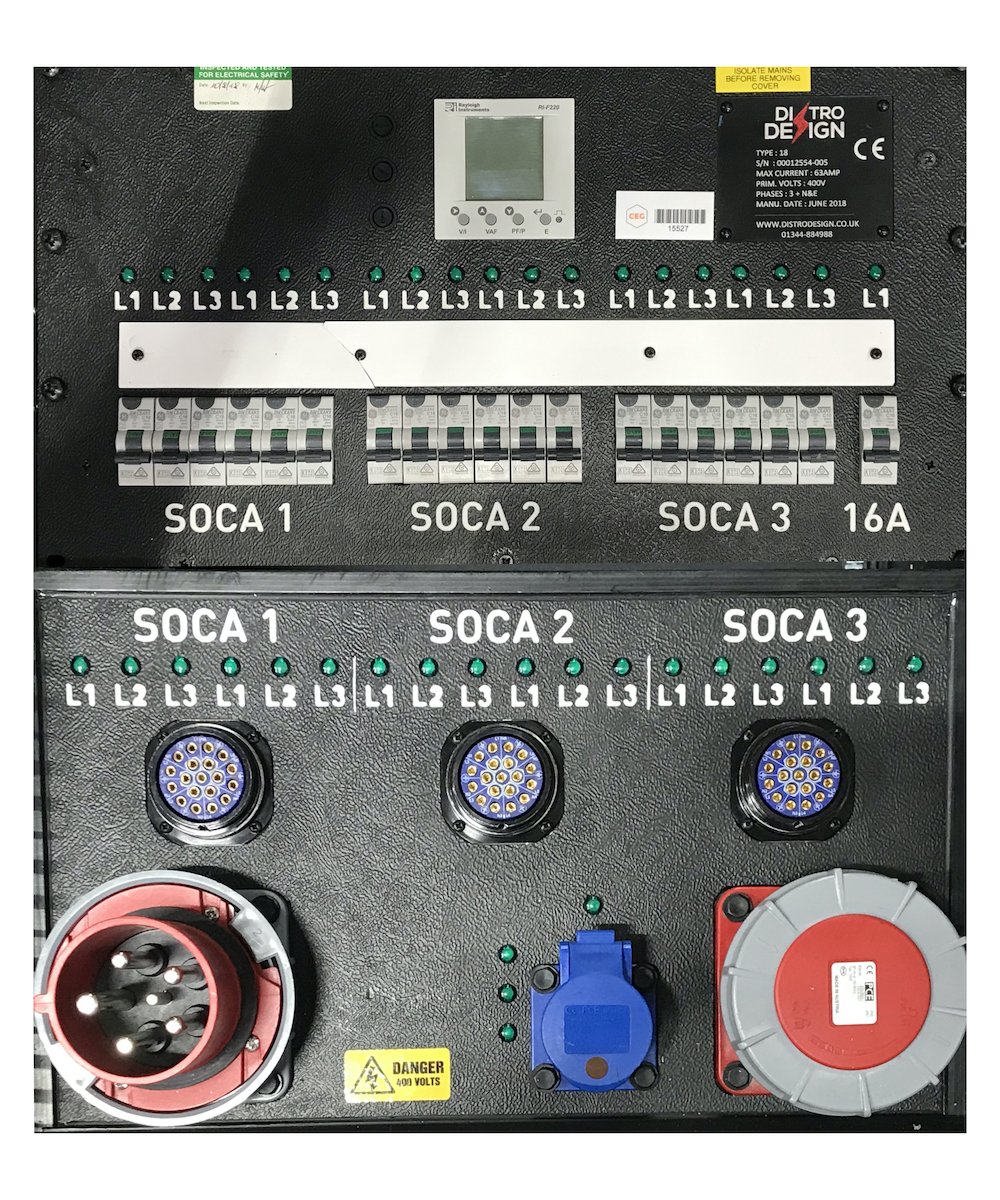 18-Way Socapex HP Distro